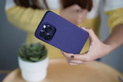 Magsafe Deep Purple Real Aramid Carbon Fiber Case For iPhone 14 Pro and 14 Pro Max - Image 13