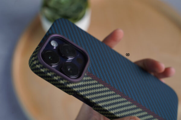 Magsafe Real Aramid Carbon Fiber Case Yellow/Red/Blue For iPhone 14 Pro And 14 Pro Max