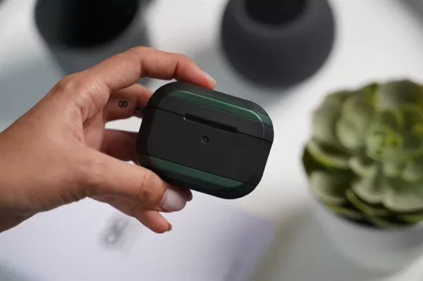Black Green Shockproof Case For AirPods Pro (2nd Generation)