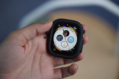 Silicon Black Protective Bumper For Apple Watch 49 MM Series Ultra/Ultra 2/Ultra 3