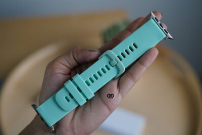 Soft silicone buckle strap for Apple Watch 44MM 45MM 46MM Series 4 5 6 7 8 9 10 SE SE 2 Gen