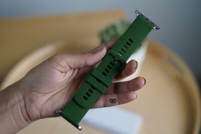 Soft silicone buckle strap for Apple Watch 44MM 45MM 46MM Series 4 5 6 7 8 9 10 SE SE 2 Gen