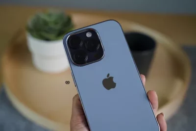 Sierra Blue Glass Finish Soft case for iPhone 14 Pro