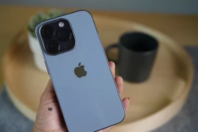 Sierra Blue Glass Finish Soft case for iPhone 14 Pro